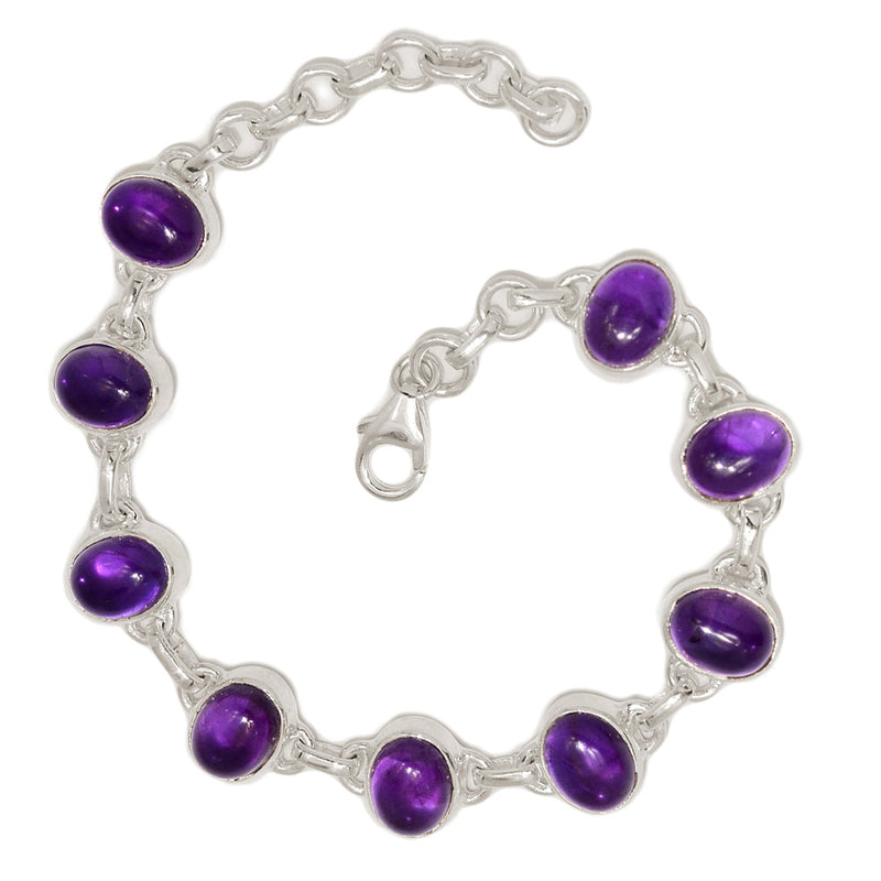 8" Amethyst Bracelets - AMCB385