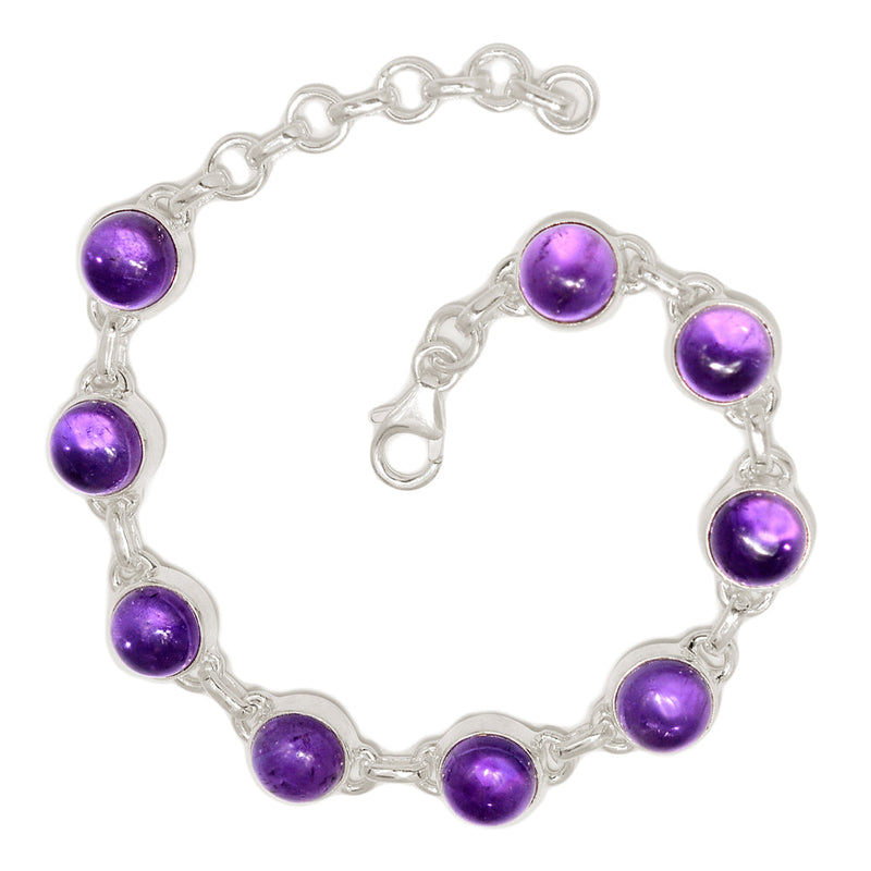 7.8" Amethyst Bracelets - AMCB388