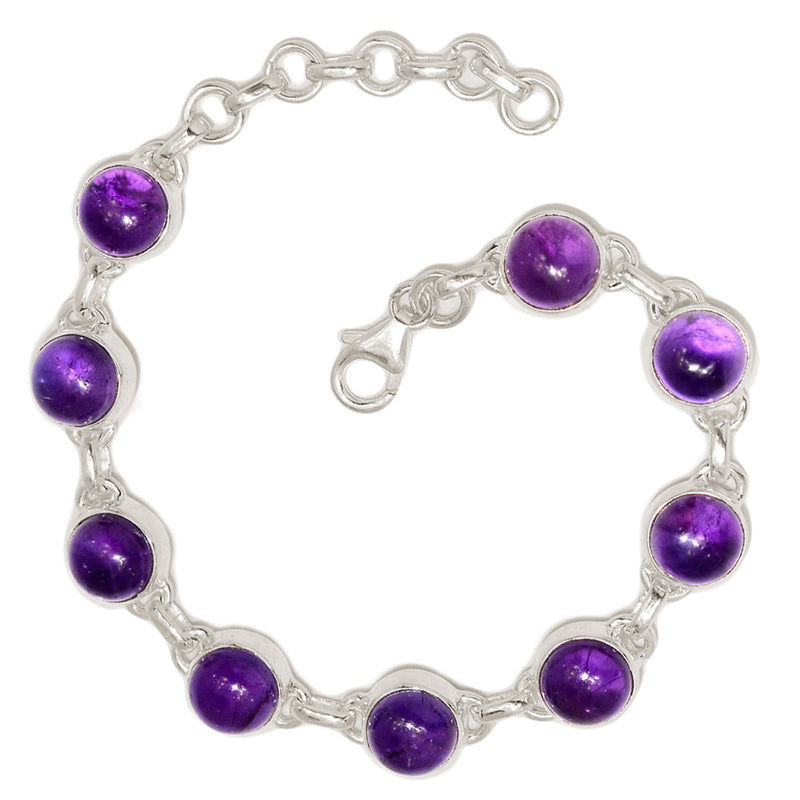 7.8" Amethyst Bracelets - AMCB390