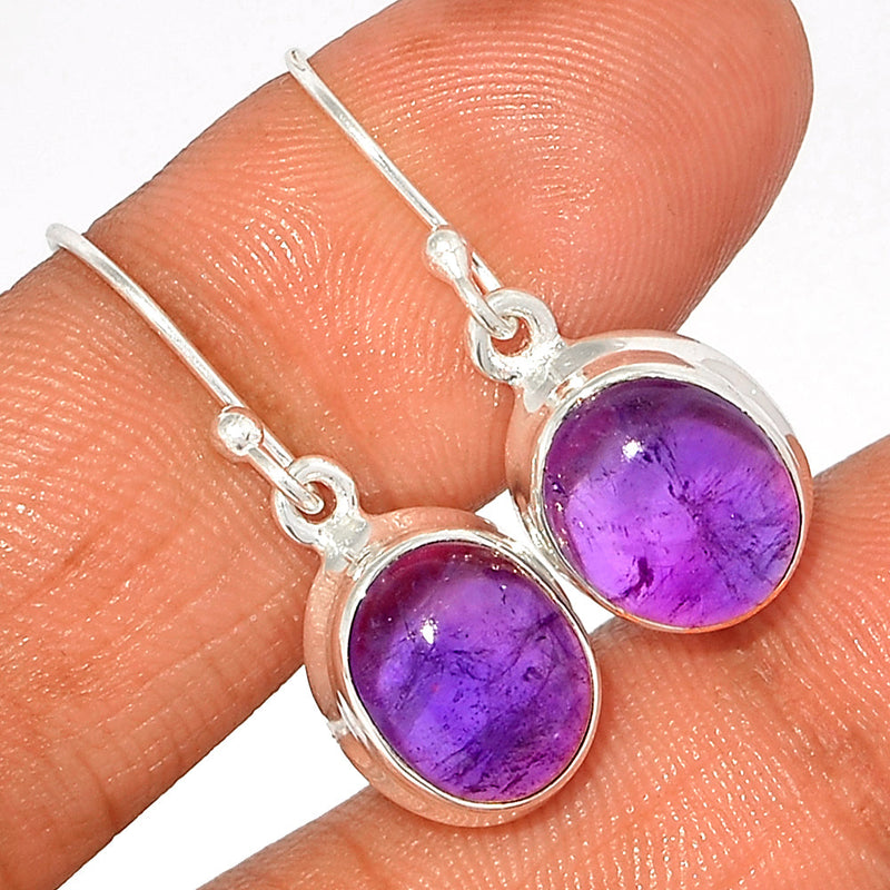 1.2" Amethyst Earrings - AMCE1171