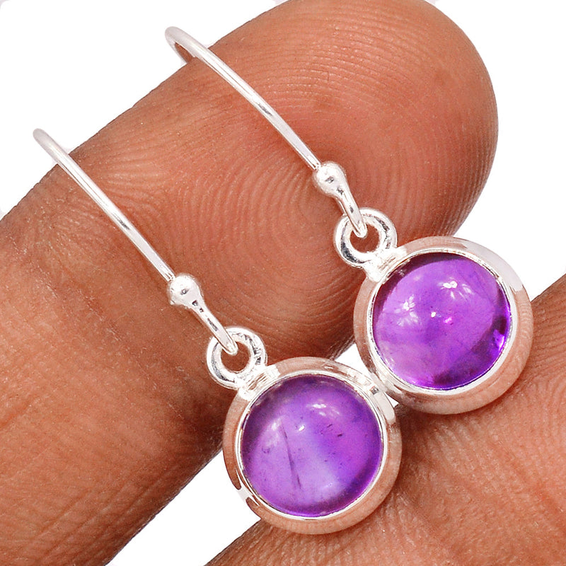 1.1" Amethyst Earrings - AMCE1324