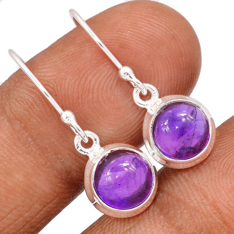 1.1" Amethyst Earrings - AMCE1336