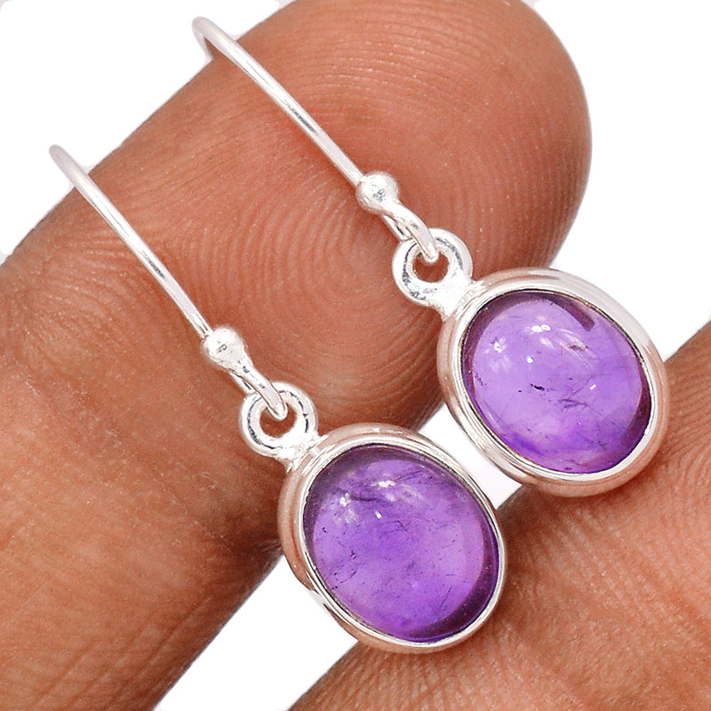 1.2" Amethyst Earrings - AMCE1339