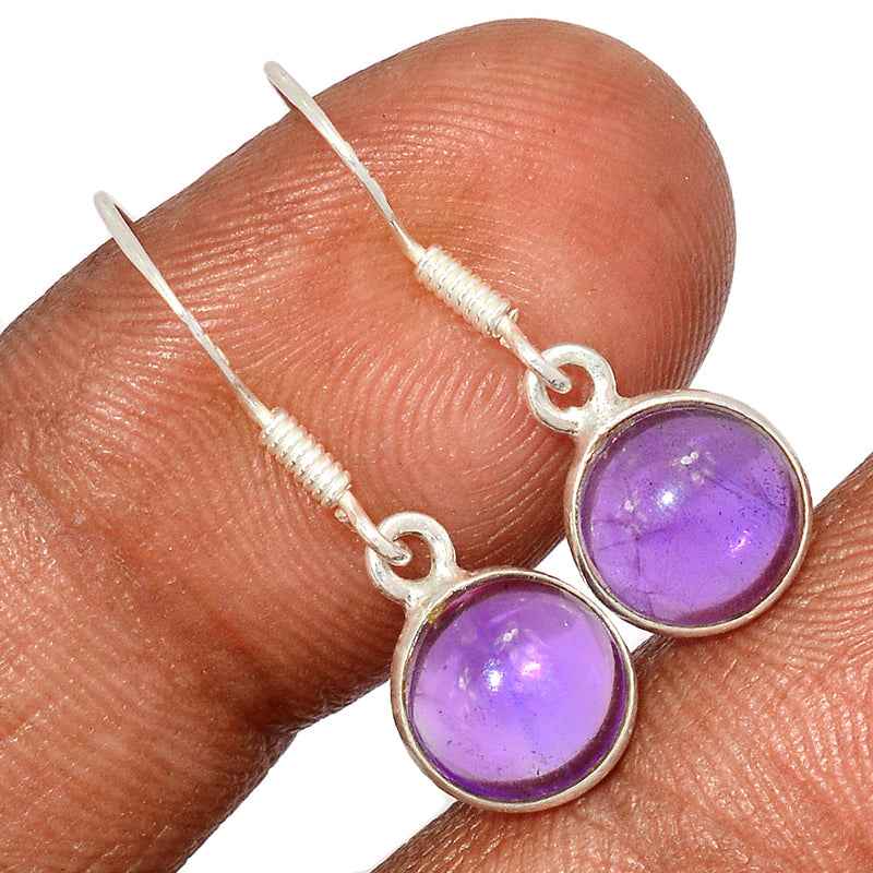 1" Amethyst Earrings - AMCE1342