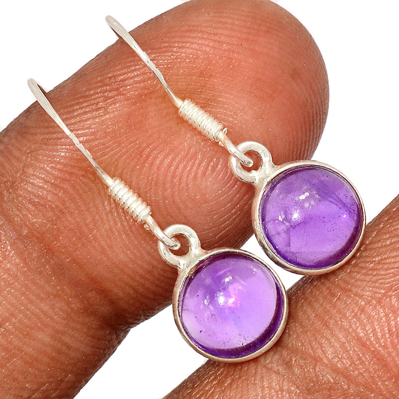 1" Amethyst Earrings - AMCE1349