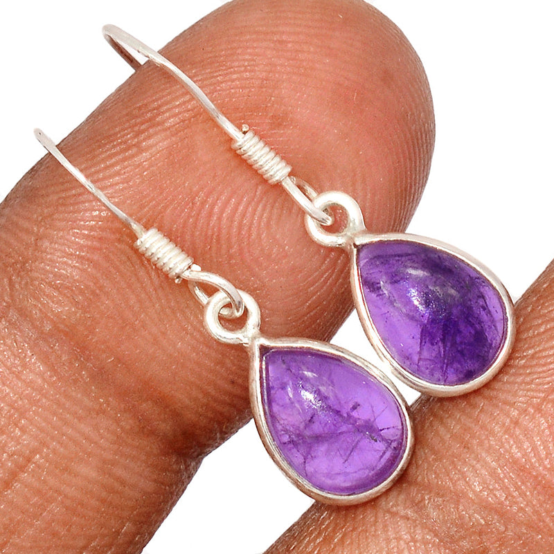 1.2" Amethyst Earrings - AMCE1357