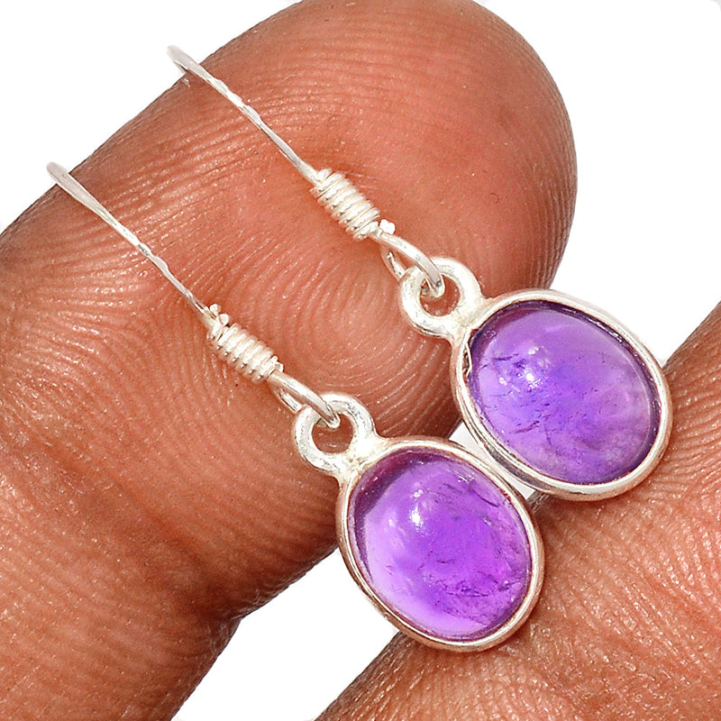 1.1" Amethyst Earrings - AMCE1360