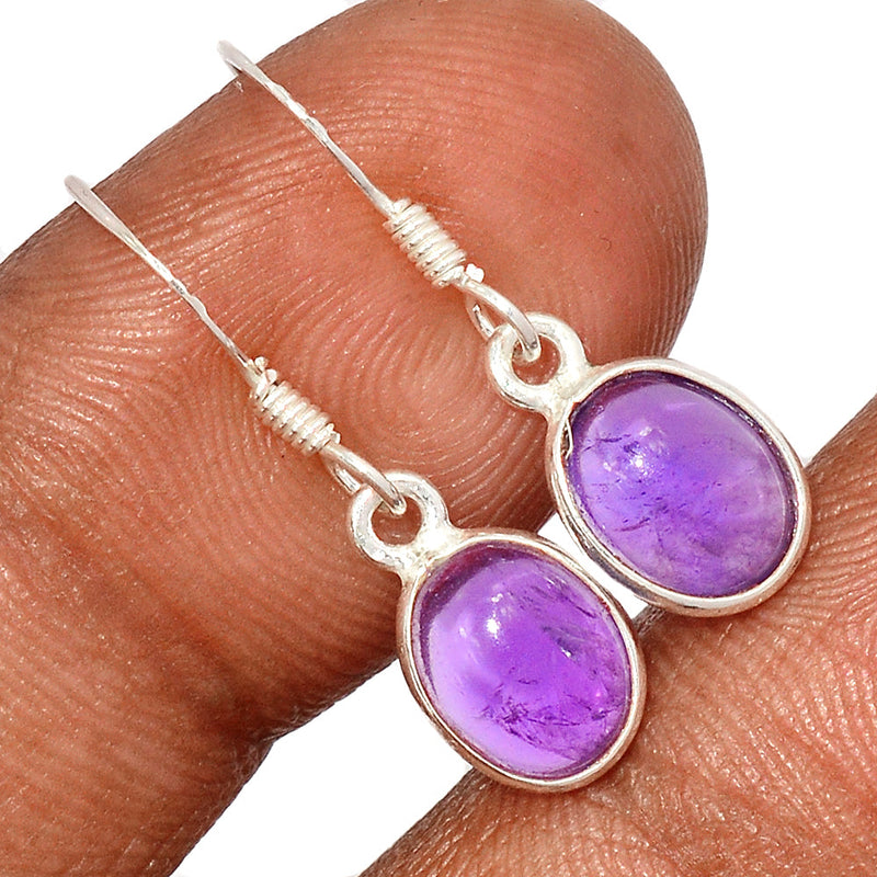 1.1" Amethyst Earrings - AMCE1361