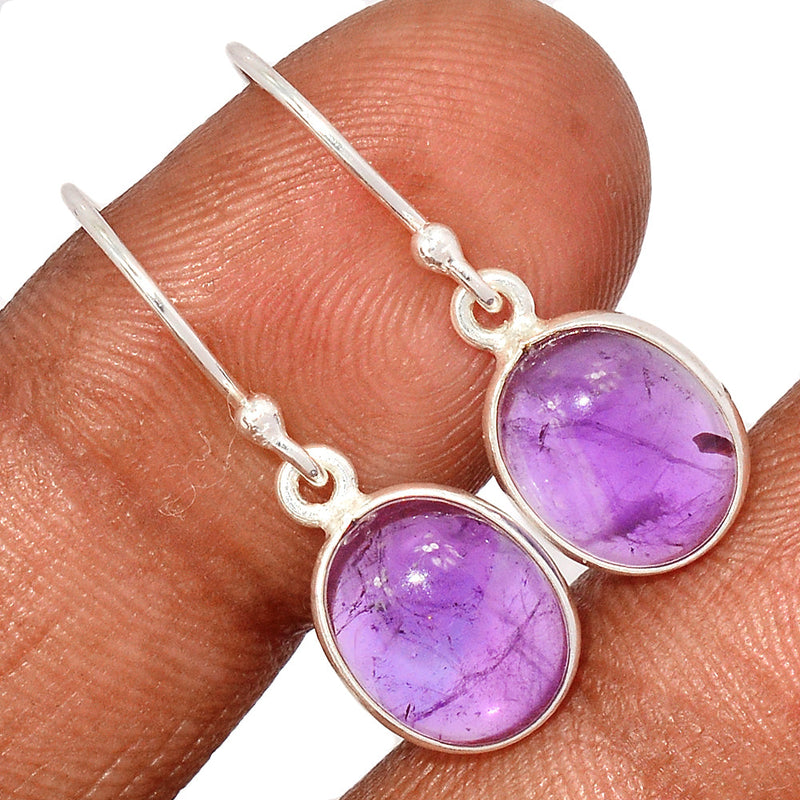 1.1" Amethyst Earrings - AMCE1371