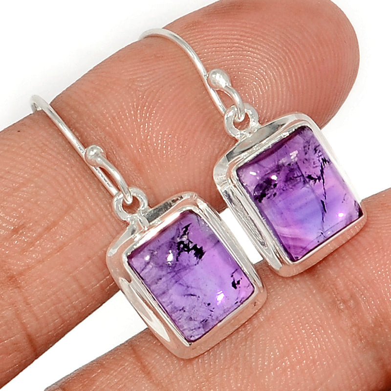 1.2" Amethyst Earrings - AMCE1405