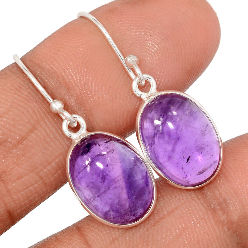 1.2" Amethyst Earrings - AMCE1429