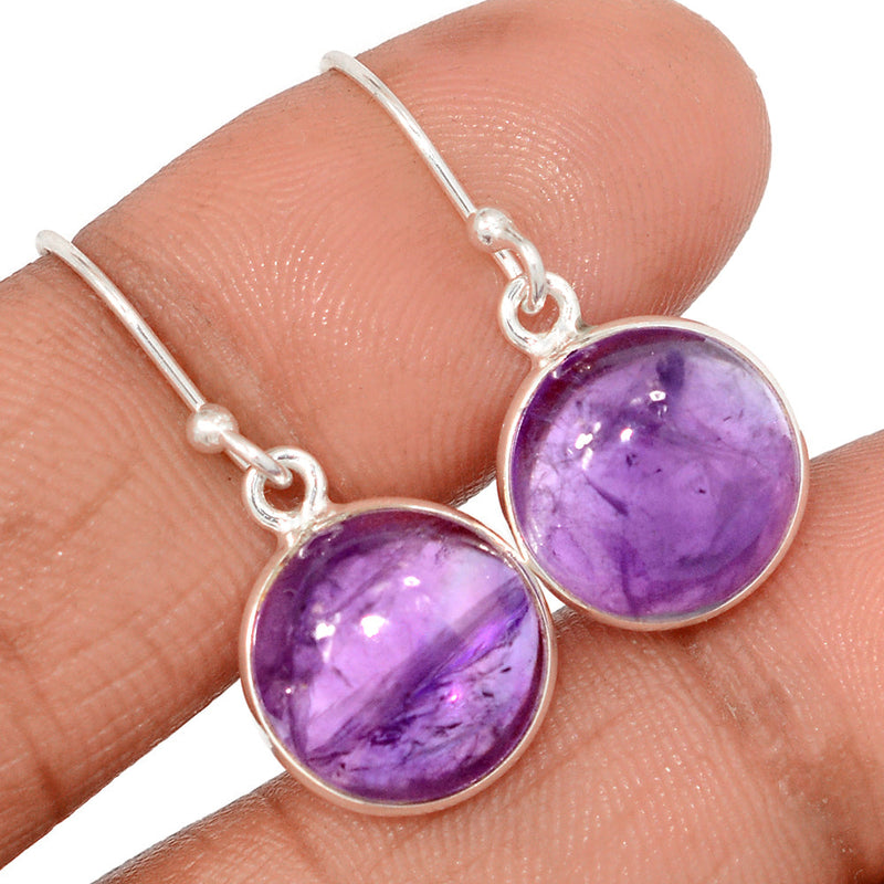 1.1" Amethyst Earrings - AMCE1431