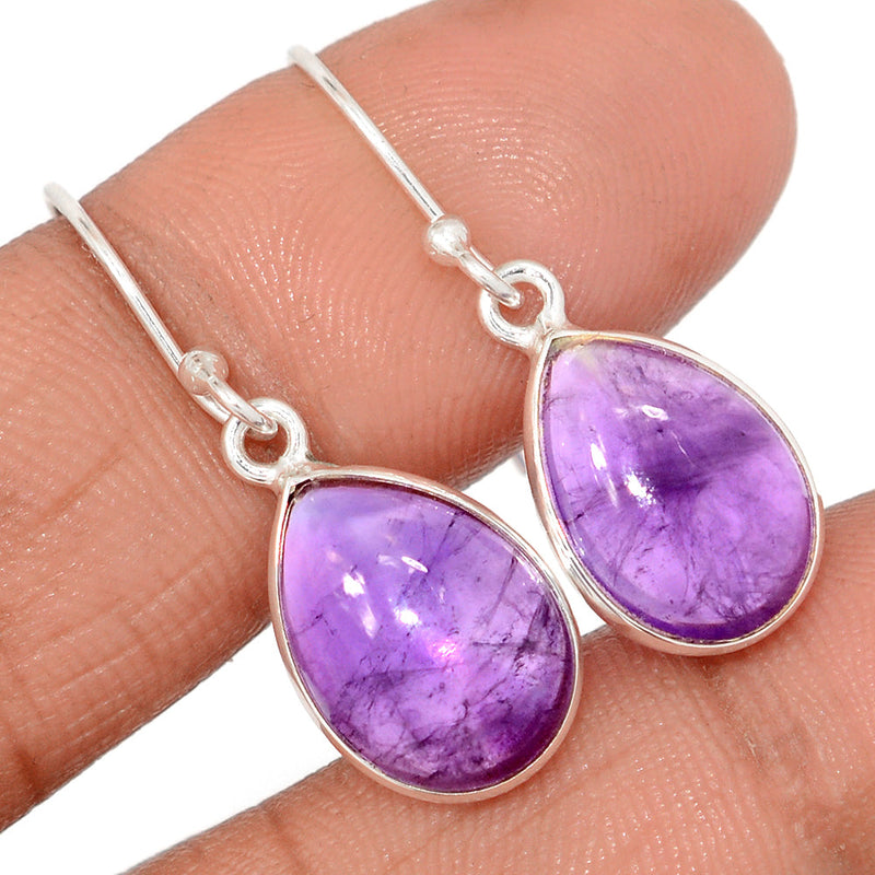 1.2" Amethyst Earrings - AMCE1433