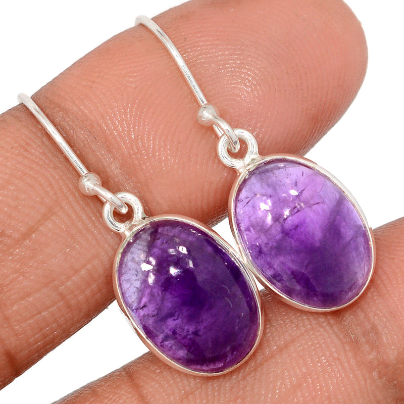 1.2" Amethyst Earrings - AMCE1434