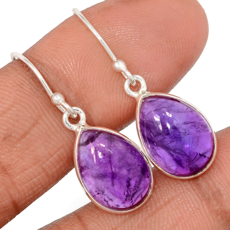 1.2" Amethyst Earrings - AMCE1435