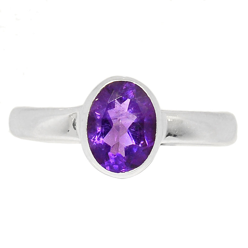 Amethyst Faceted Ring - AMFR1662