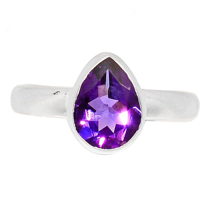 Amethyst Faceted Ring - AMFR1663