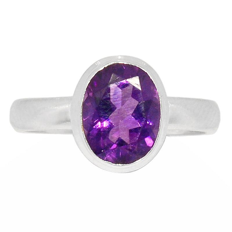 Amethyst Faceted Ring - AMFR1675