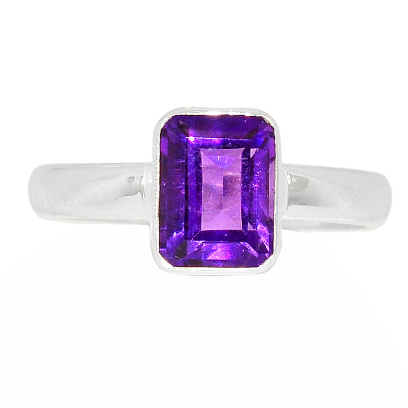 Amethyst Faceted Ring - AMFR1682