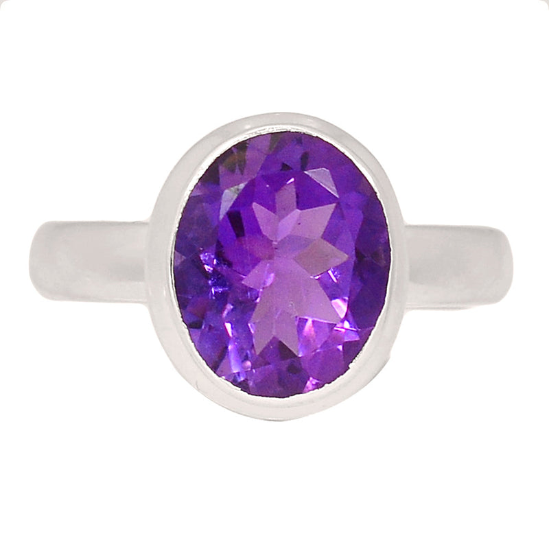 Amethyst Faceted Ring - AMFR1748