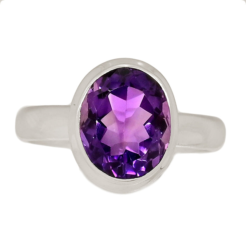 Amethyst Faceted Ring - AMFR1785