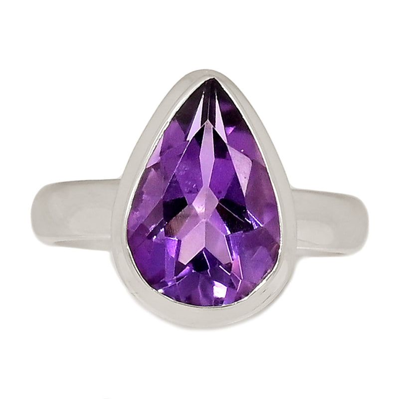 Amethyst Faceted Ring - AMFR1798