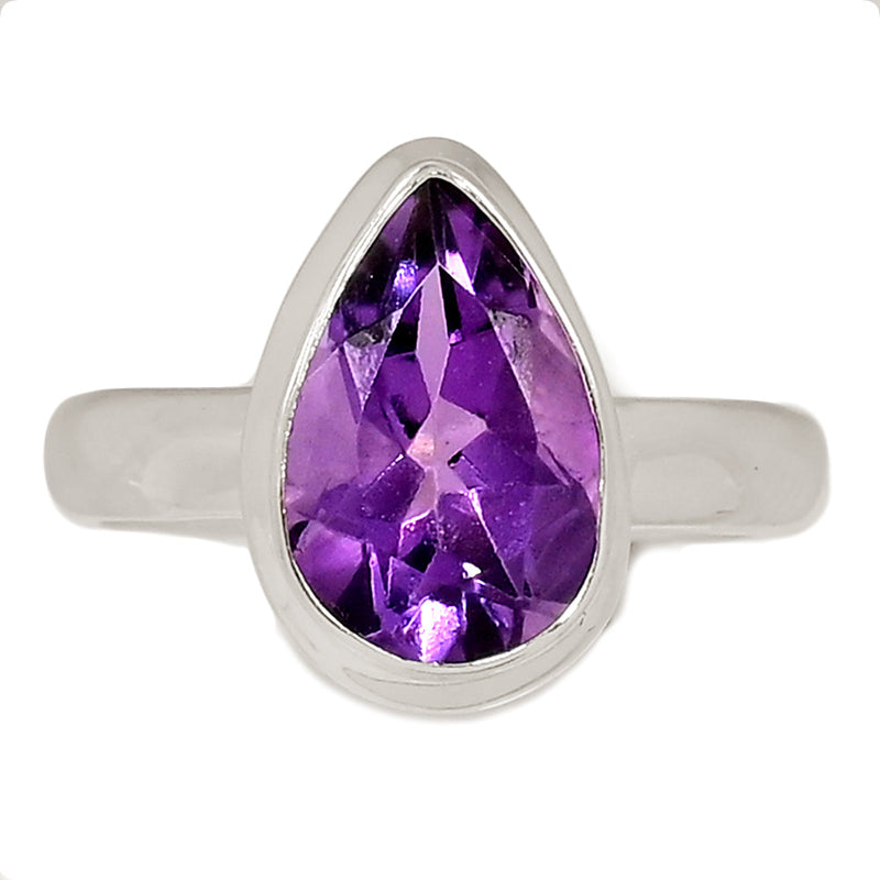 Amethyst Faceted Ring - AMFR1807