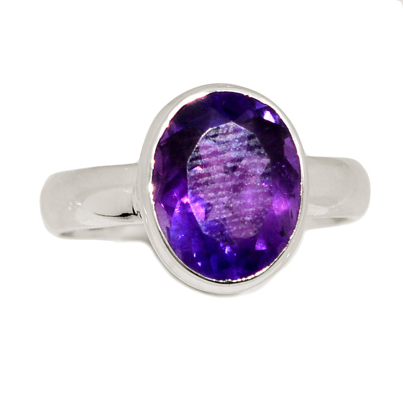 Amethyst Faceted Ring - AMFR1812