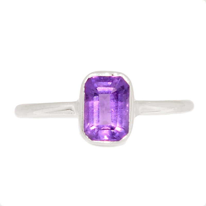 Amethyst Faceted Ring - AMFR1818
