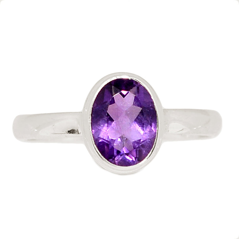Amethyst Faceted Ring - AMFR1833