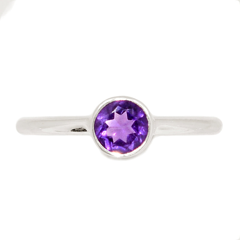 Amethyst Faceted Ring - AMFR1838