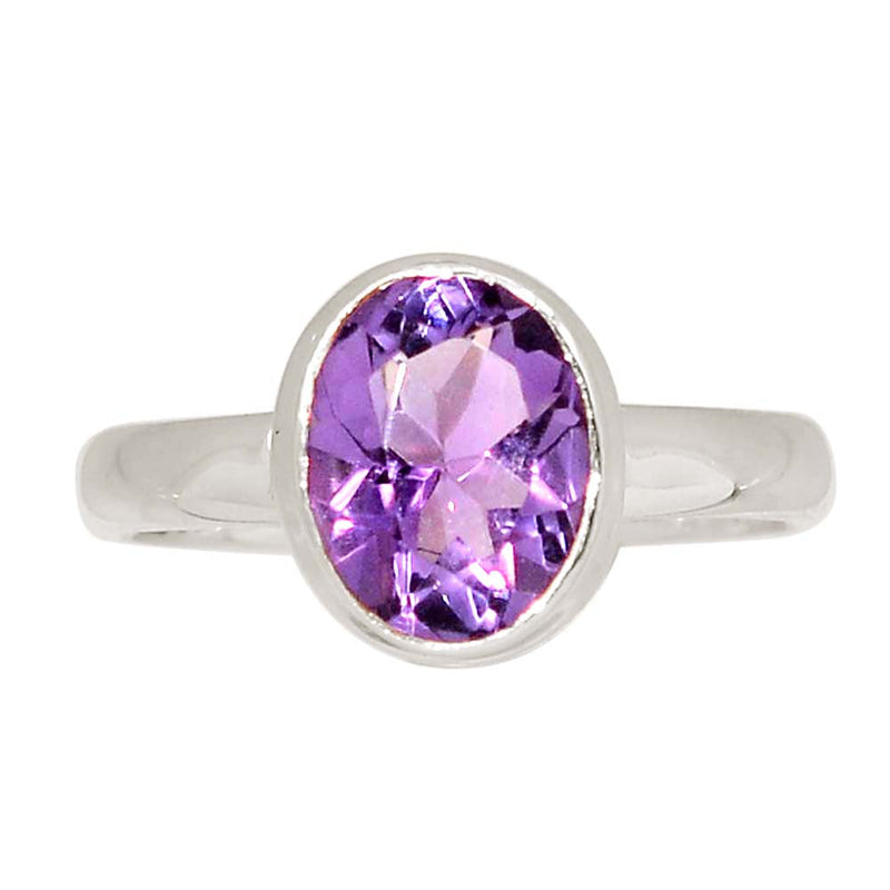 Amethyst Faceted Ring - AMFR1880