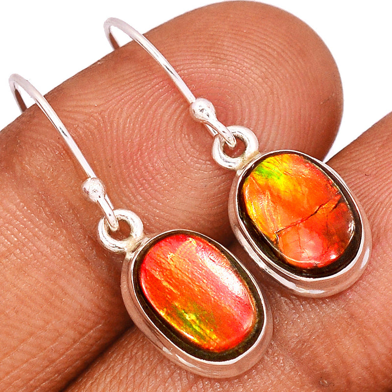 1.2" Ammolite Earrings - AMLE752