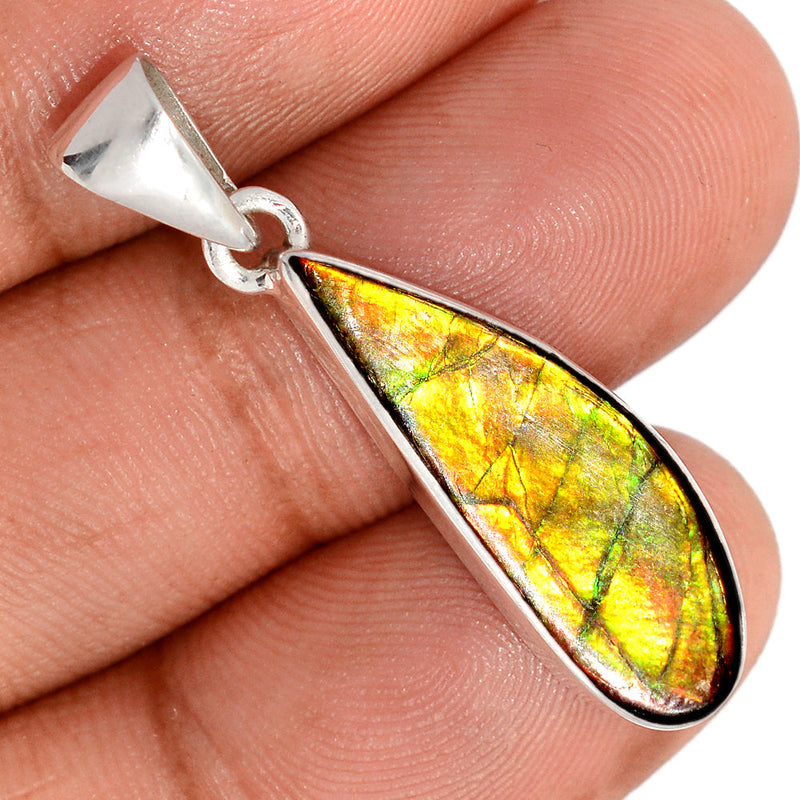 1.5" Ammolite Pendants - AMLP2934