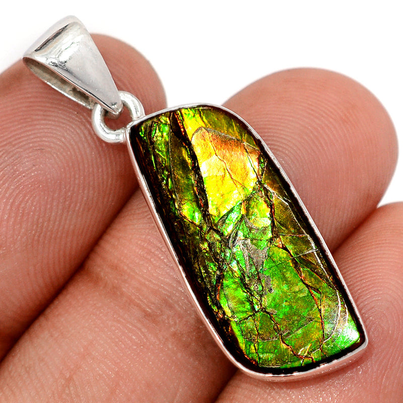 1.5" Ammolite Pendants - AMLP2974