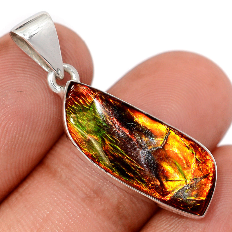 1.5" Ammolite Pendants - AMLP2975