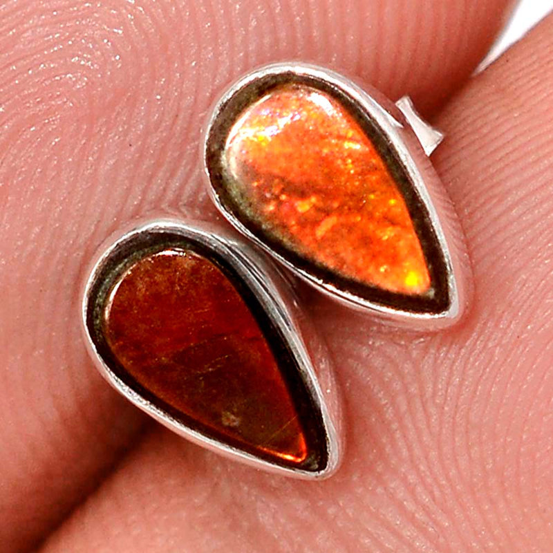 Ammolite Studs - AMLS219