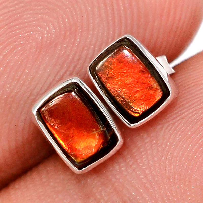 Ammolite Studs - AMLS225
