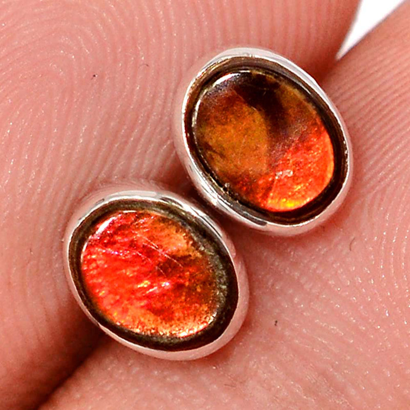 Ammolite Studs - AMLS232