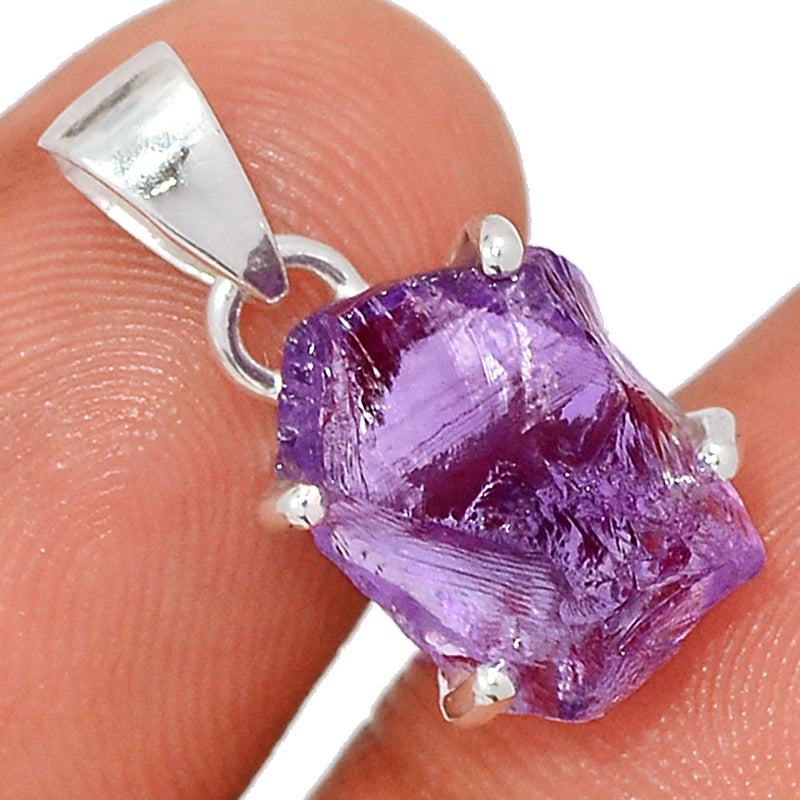 0.8" Claw - Amethyst Rough Pendants - AMRP1049