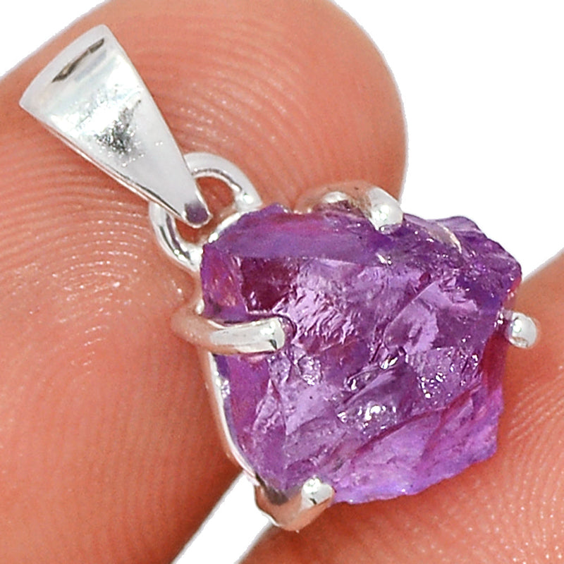 0.8" Claw - Amethyst Rough Pendants - AMRP1052