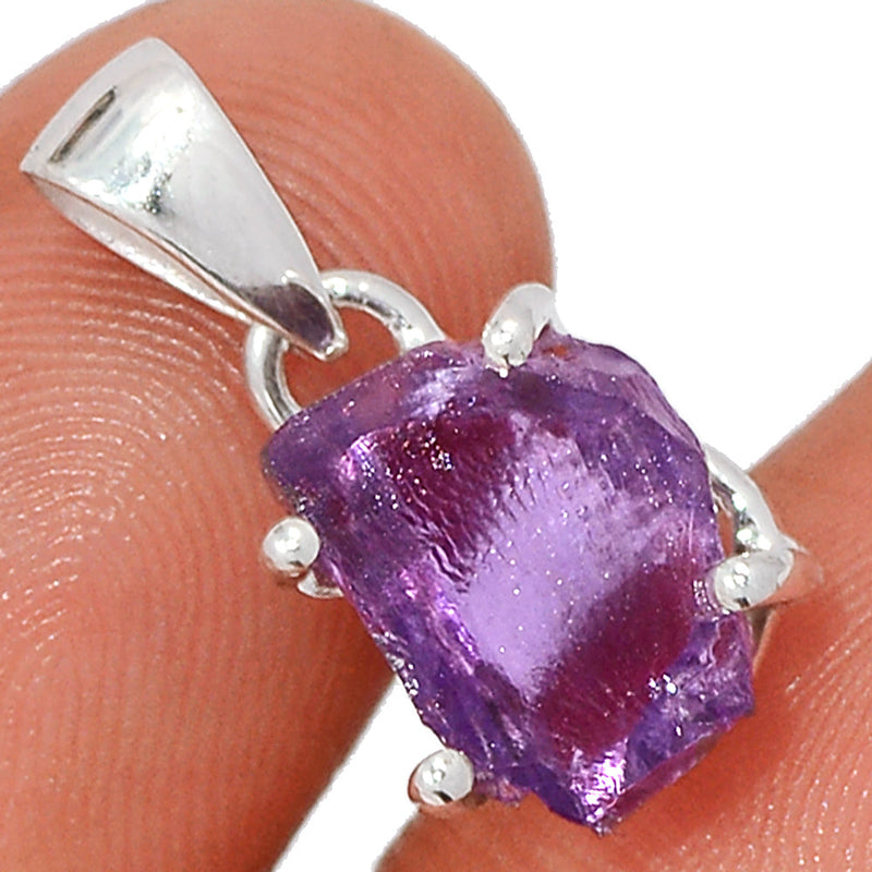 0.7" Claw - Amethyst Rough Pendants - AMRP1059