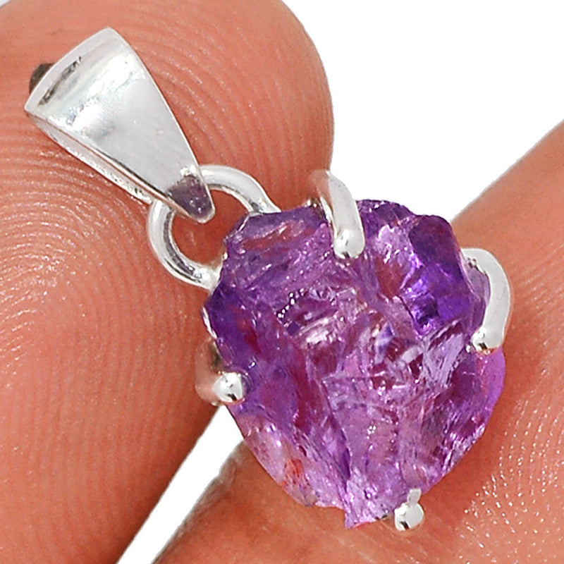 0.7" Claw - Amethyst Rough Pendants - AMRP1067