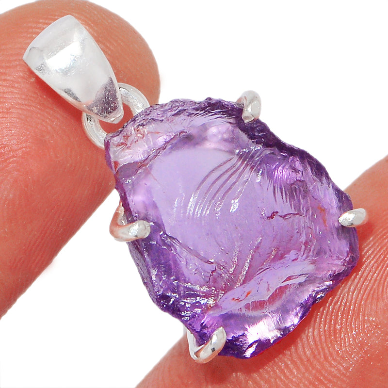 1.1" Claw - Amethyst Rough Pendants - AMRP736