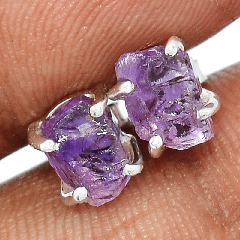 Claw - Amethyst Rough Studs - AMRS377