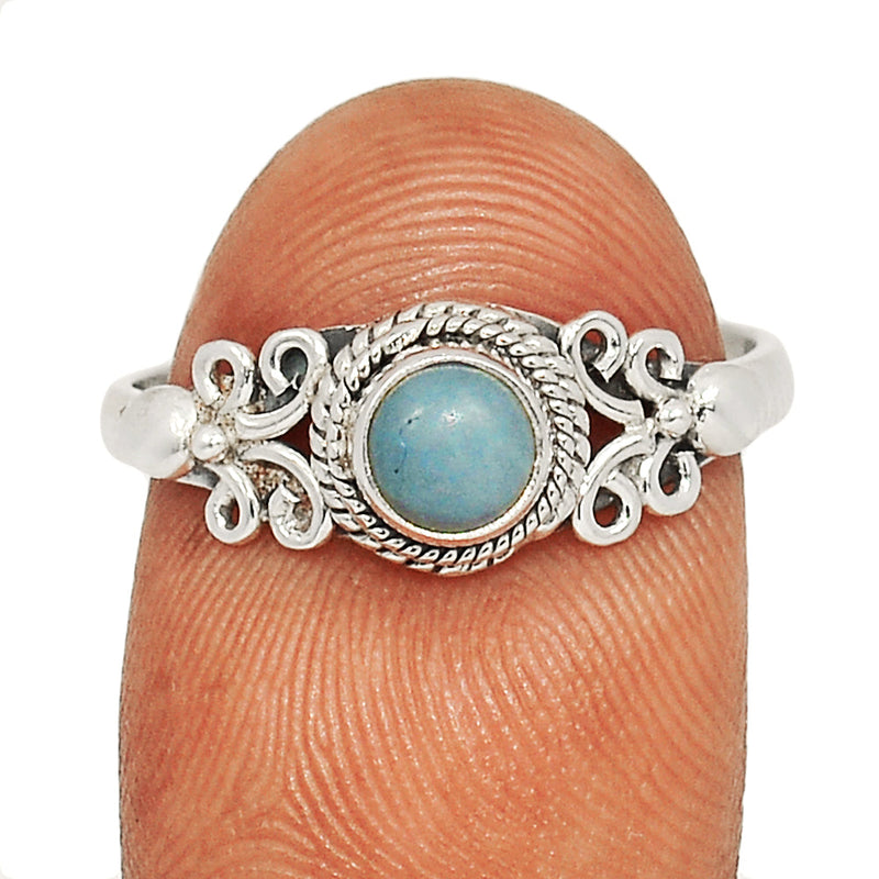 Small Filigree - Angelite Ring - ANGR466