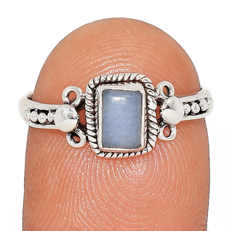 Small Filigree - Angelite Ring - ANGR482