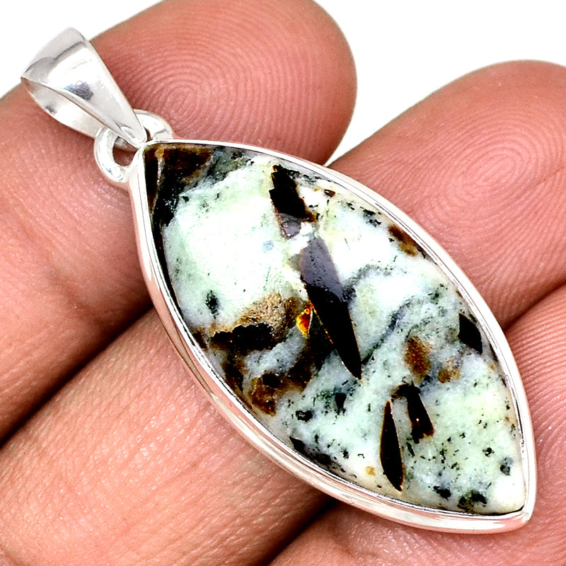 1.7" Astrophyllite Cabochon Pendants - APCP171