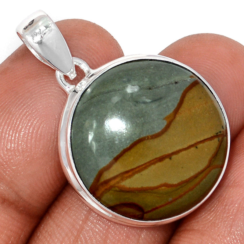 1.3" Rocky Butte Picture Jasper Pendants - APJP220