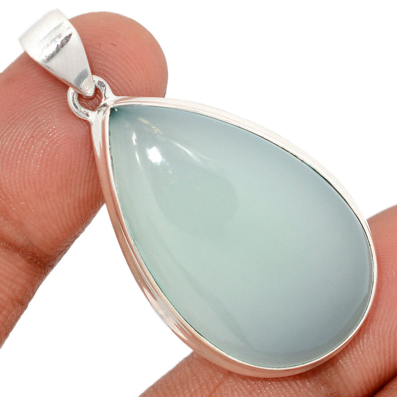 1.8" Aqua Chalcedony Pendants - AQCP1053